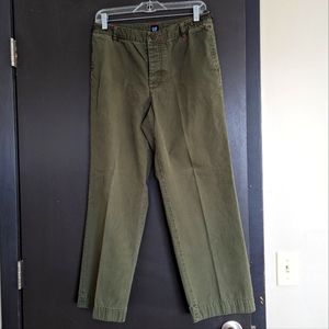 GAP Green Crop Pants
